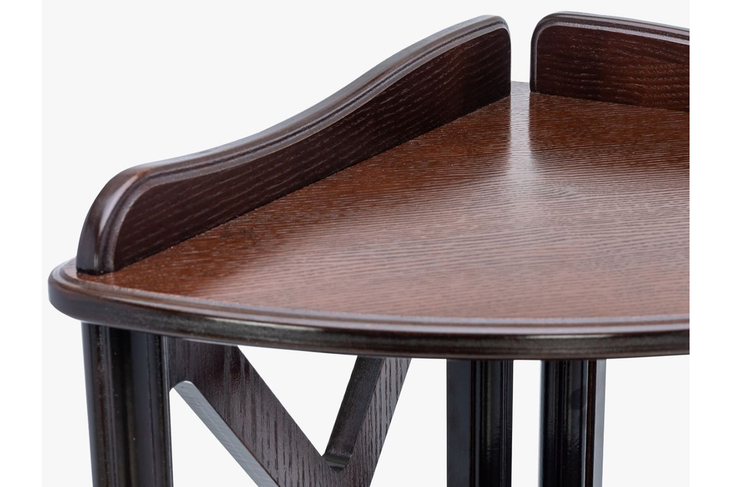 Стеллажи - изображение №4 "Этажерка-стеллаж угловая Джульетта-4 (орех)"  на www.Angstrem-mebel.ru